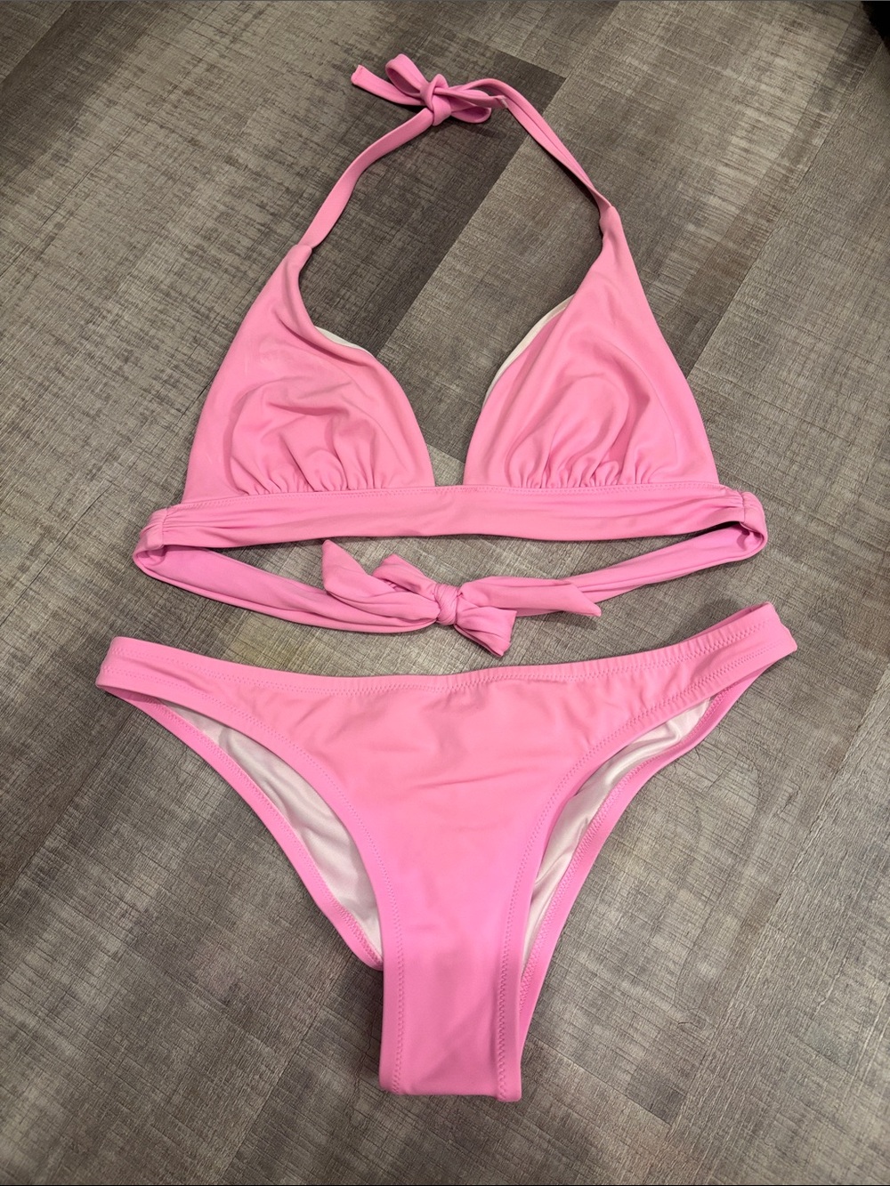 pink victoria’s secret bikini